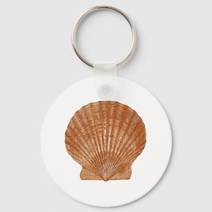 Porte-clés Coquille de saint-jacques de baie