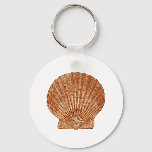 Porte-clés Coquille de saint-jacques de baie (Recto)