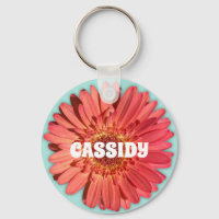 Corail couleur Gerbera Daisy Photo Mint Vert