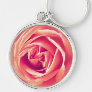 Porte-clés Coral rose print