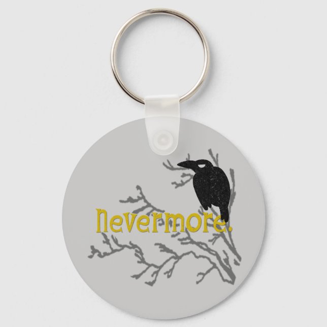 Porte-clés Corbeau Nevermore (Recto)