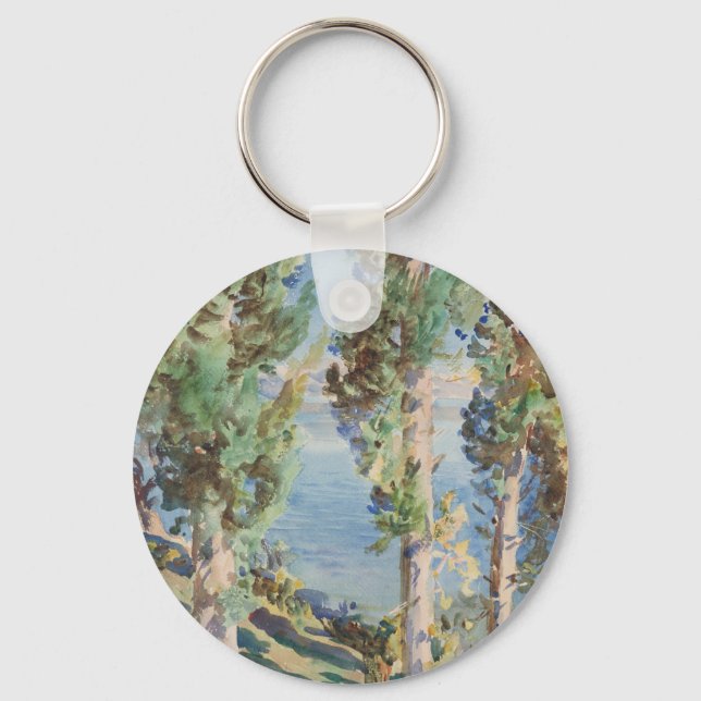 Porte-clés Corfu Cyprès par John Singer Sargent (Recto)
