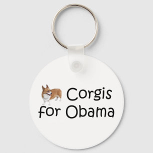 Porte-clés Corgis for Obama