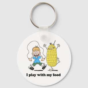 Porte-clés Corncob and kid playing