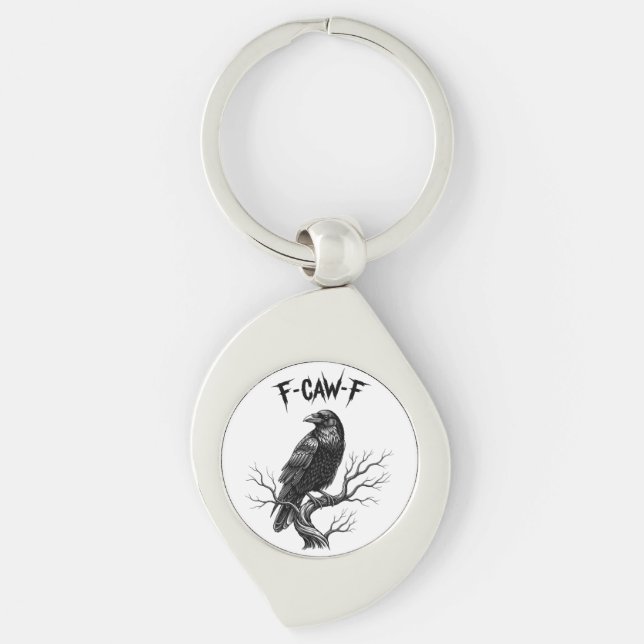 Porte-clés Corneille - F-Caw-F (Devant)