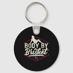 Porte-clés Corps Par Chemise Brisket Funny Steak Lover Grilli