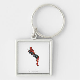 Porte-clés Corps rouges de lanterne - rage se penchant 2