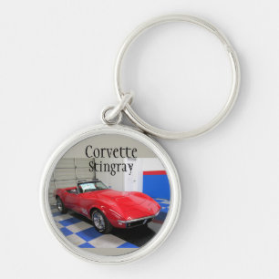 Porte-clés Corvette rouge