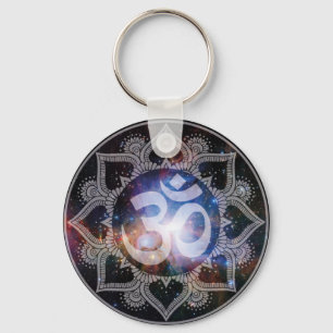 Porte-clés Cosmic Om Mandala Porte - clé