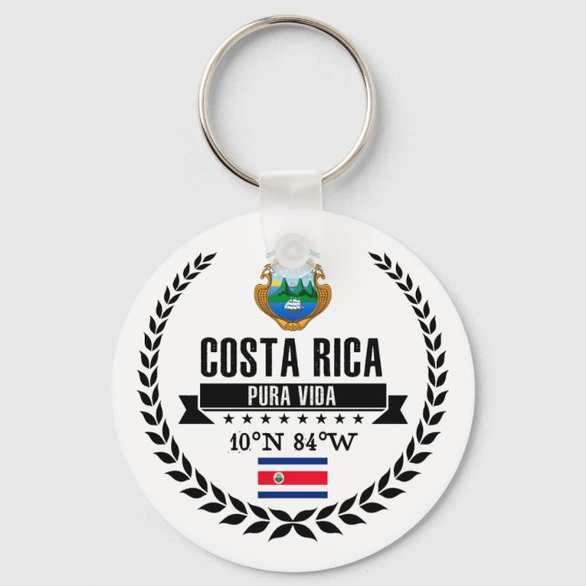 Porte-clés Costa Rica (Recto)