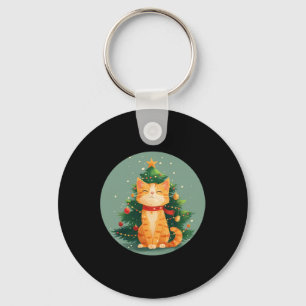 Porte-clés Costume Chat Matin De Noël Pour Festiver