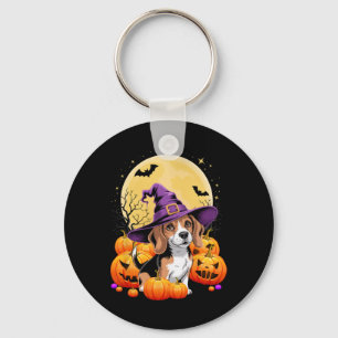 Porte-clés Costume Citrouille Beagle Halloween Pour Hommes Fe