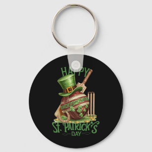 Porte-clés Costume de la Saint-Patrick Chapeau de cricket Trè