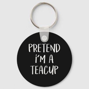 Porte-clés Costume de Tasse à Thé Prétend une Tasse à Thé Drô