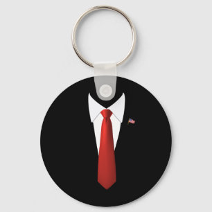 Porte-clés Costume d'Halloween amusant du président Trump