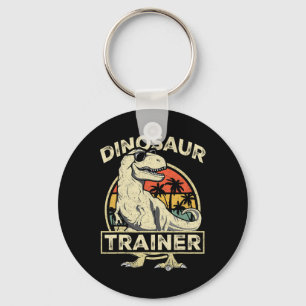 Porte-clés Costume d'Halloween de dresseur de dinosaures Rétr