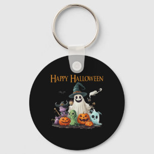 Porte-clés Costume d'Halloween Ghost mignon Joyeux Fantôme d'