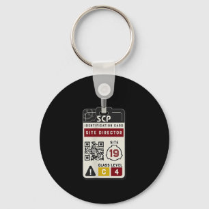 Porte-clés Costume d'insigne du directeur du site scp