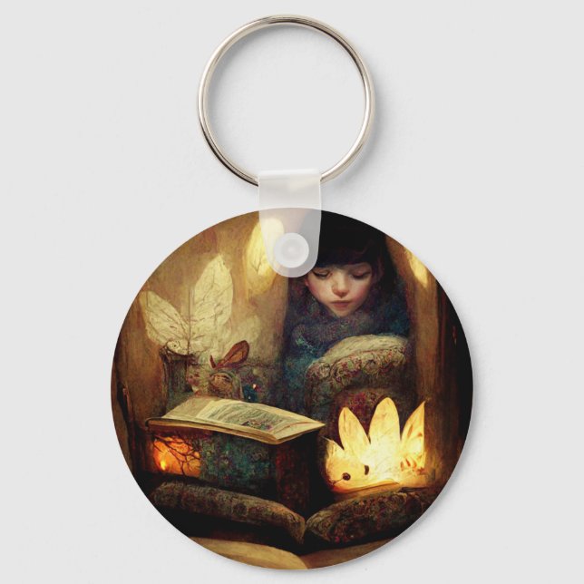 Porte-clés Cosy Fairy Book Nook (Recto)