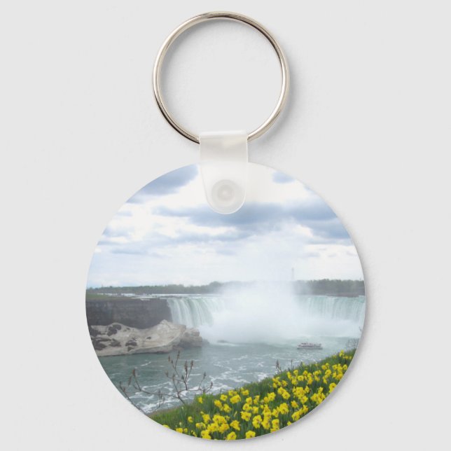 Porte-clés Côté canadien de Niagara Falls (Recto)
