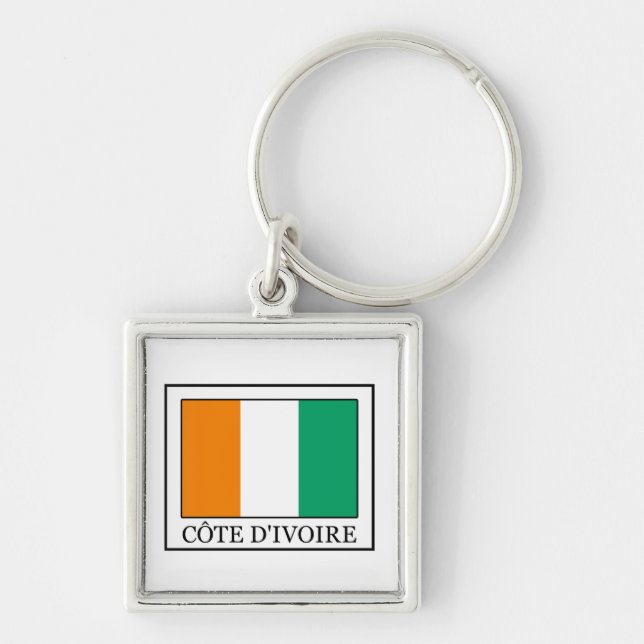 Porte-clés Côte d'Ivoire (Devant)