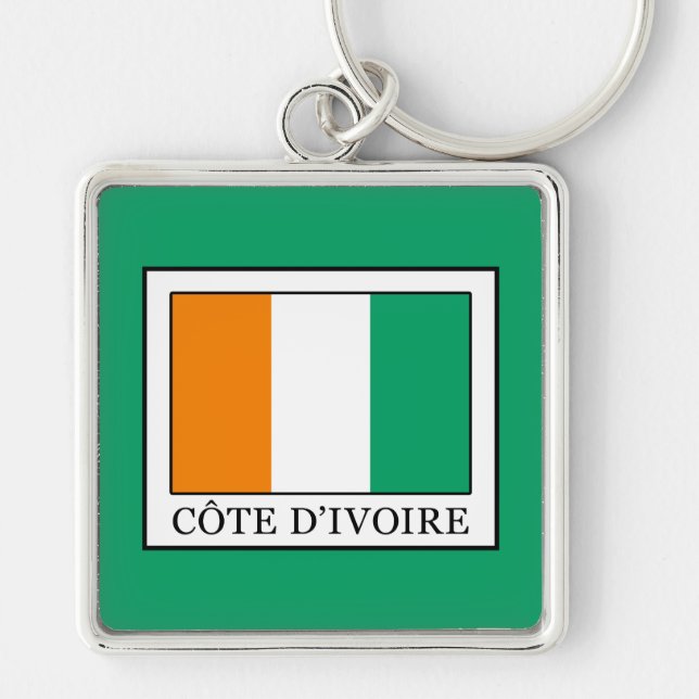 Porte-clés Côte d'Ivoire (Devant)