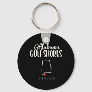 Porte-clés Côte du Golfe Alabyma Destination de vacances