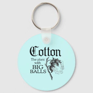 PORTE-CLÉS COTON LE PLANTE AVEC DE GRANDES BALLES