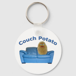 Porte-clés Couch Potato Button Keychain