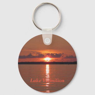 Porte-clés Couché de soleil du lac Vermilion