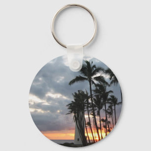 Porte-clés Coucher de soleil à Hawaii