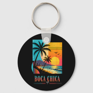 Porte-clés Coucher de soleil à la plage de Boca Chica 2026 Va