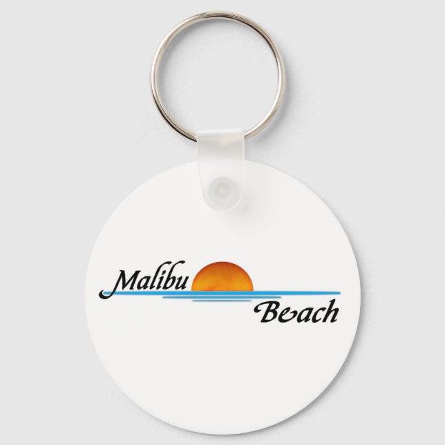 Porte-clés Coucher de soleil de Malibu (Recto)