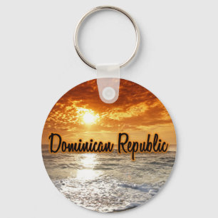 Porte-clés Coucher de soleil en République Dominicaine