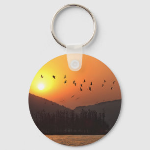 Porte-clés Coucher de soleil sur East Lake