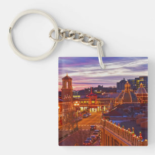 Porte-clés Coucher de soleil sur le Dessous de verre lumineux