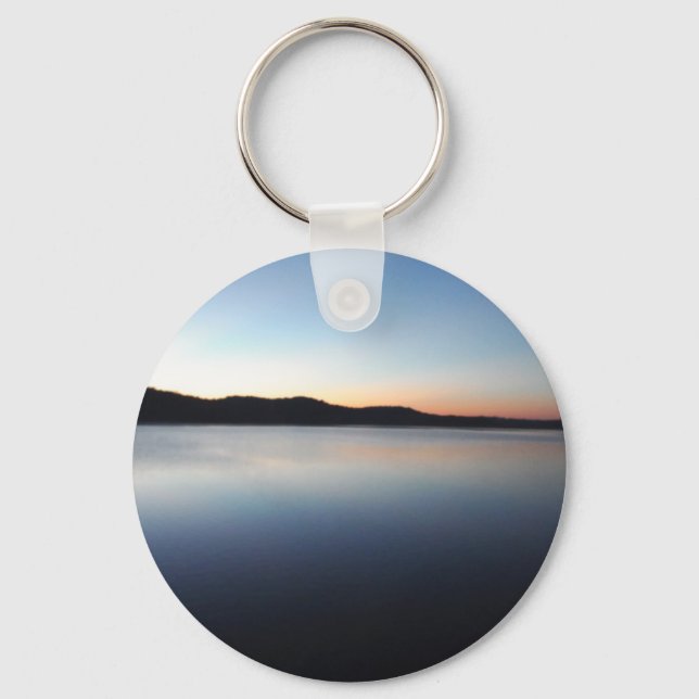 Porte-clés Coucher de soleil sur le lac Arrowhead (Recto)