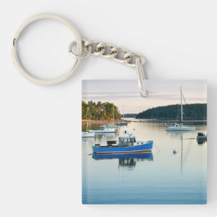 Porte-clés Coucher de soleil sur une anse du Maine