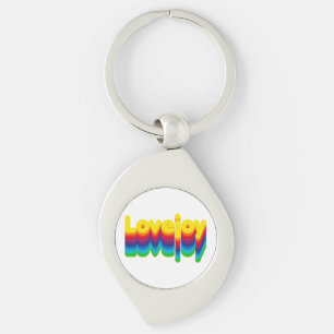 Porte-clés Couches arc-en-ciel Lovejoy Nom Étiquette