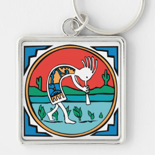 Porte-clés Couleur de Kokopelli