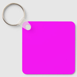 Porte-clés Couleur solide Magenta néon   Classique