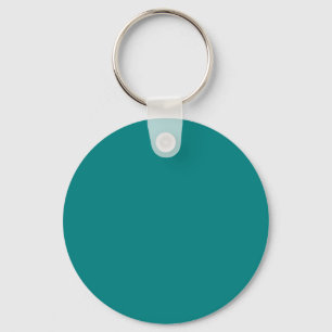 Porte-clés Couleur solide turquoise   Classique   Élégant