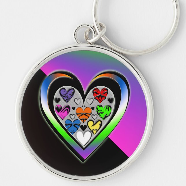 Porte-clés Couleurs d'amour (Devant)
