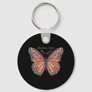 Porte-clés Couleurs Kindness Notre Citation Inspirationnelle