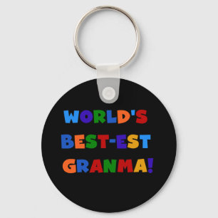 Porte-clés Couleurs lumineuses du Meilleur-est Granma du