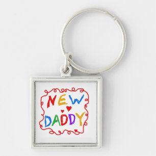 Porte-clés Couleurs primaires Nouveaux cadeaux papa