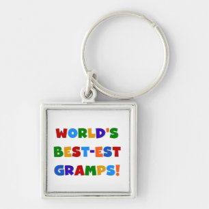 Porte-clés Couleurs vives Meilleurs Cadeaux Gramps du monde