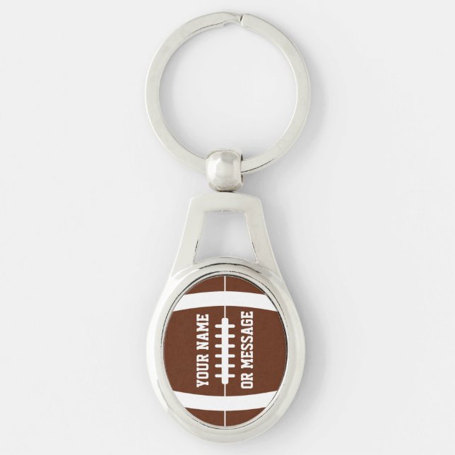Porte-clés Coupe de football personnalisée (Devant)