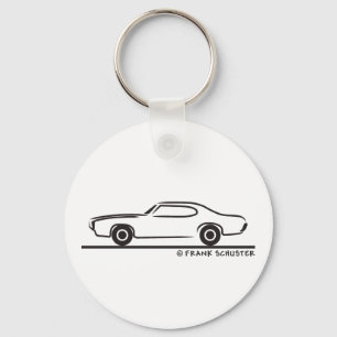Porte-clés Coupe Pontiac GTO 1969