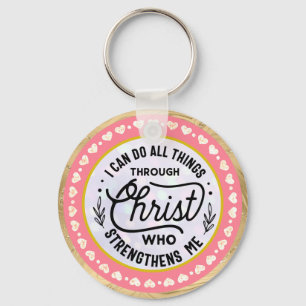 Porte-clés Couplet Je peux faire toutes choses par Christ